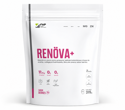 RENÖVA+ | Colágeno Hidrolizado Premium con Resveratrol y Coenzima Q10